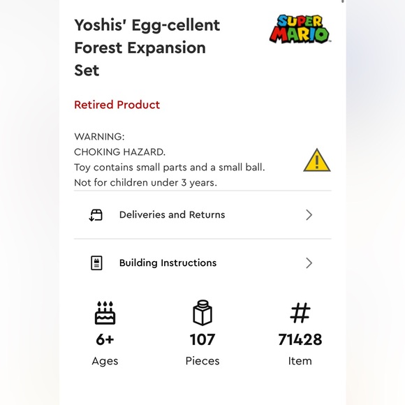 2024 Lego Super Mario #71428, Yoshis’ egg-cellent Forest - Picture 10 of 10